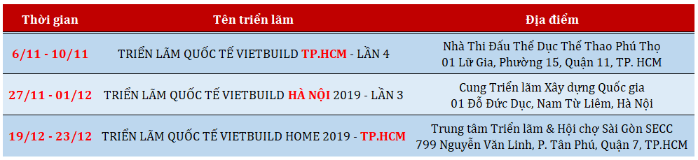 Lich hoi cho trien lam vietbuild