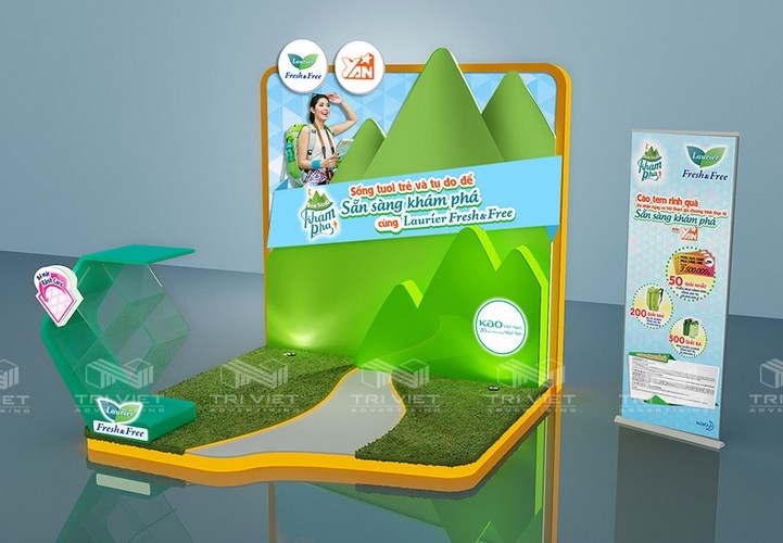 sản xuất booth quận 10      