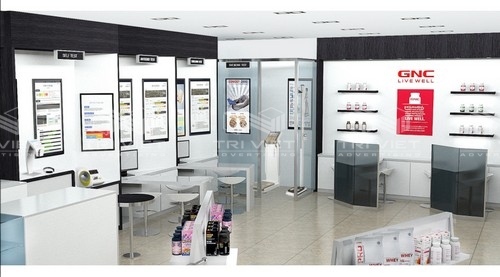 thiết kế showroom cửa hàng iphone
