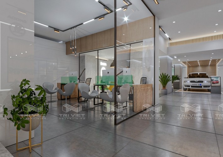 thi công showroom uy tín nhất sài gòn