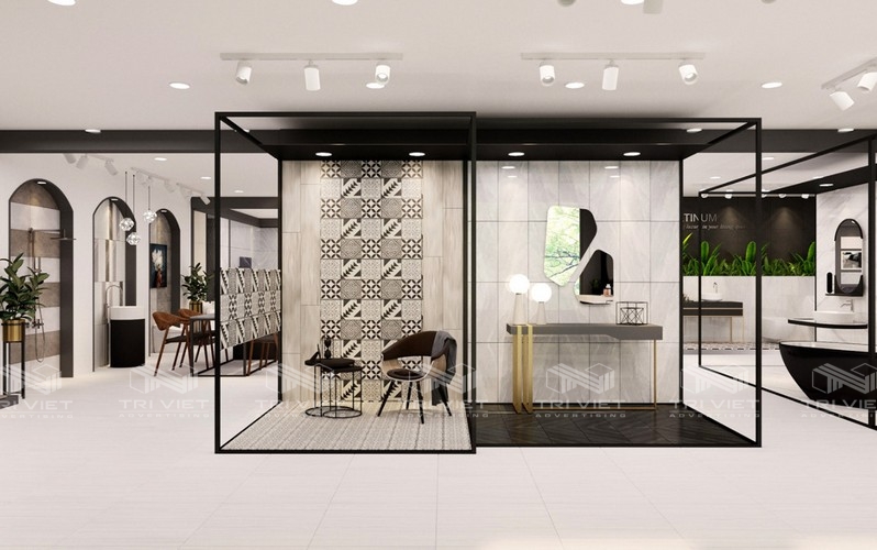 trang trí showroom tại quận 9