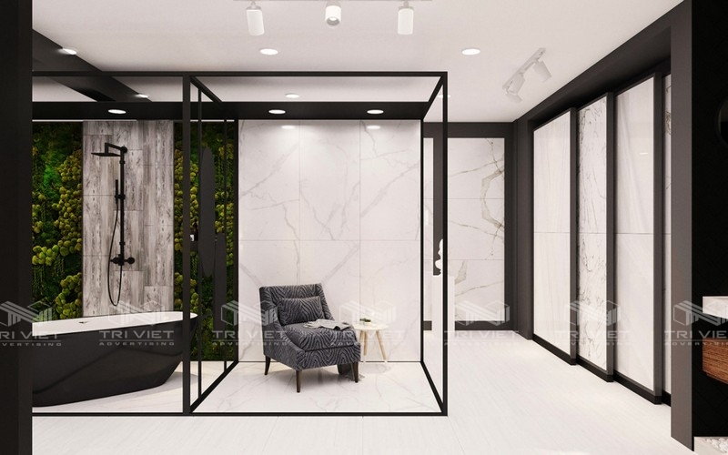 thi công nội thất showroom tại huế