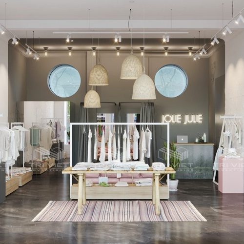 Thiết Kế Nội Thất Shop Quần Áo