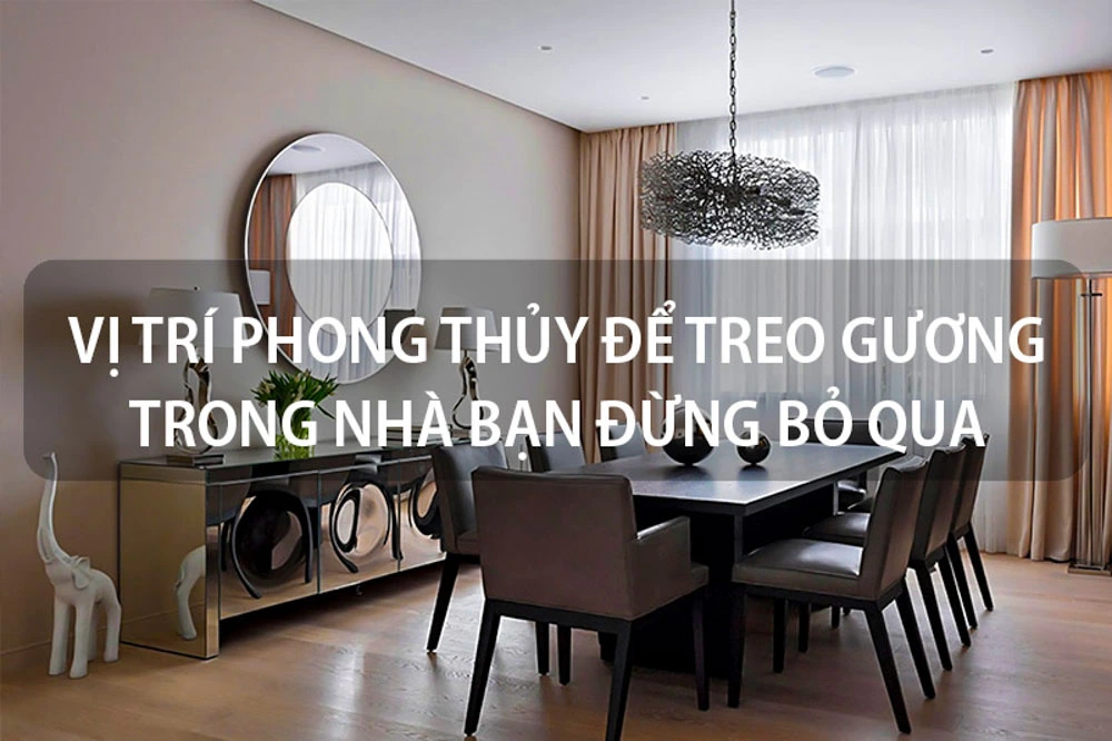 cách để gương trong phòng