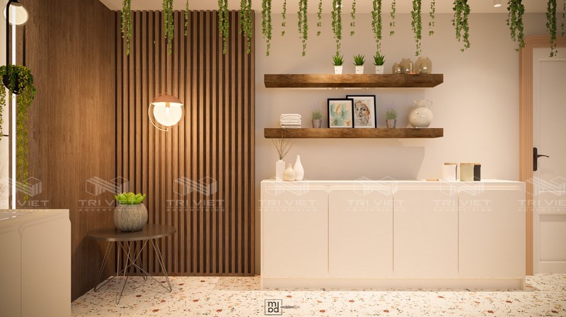 Giá thiết kế và thi công showroom spa