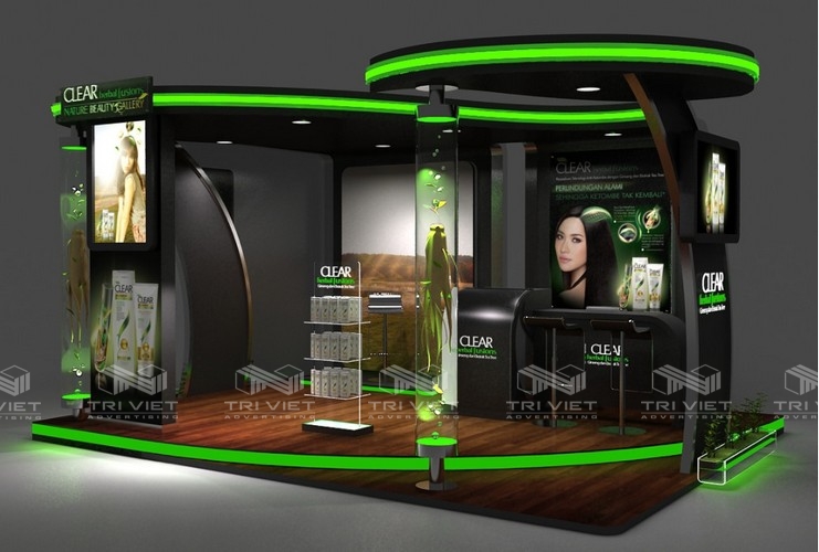 sản xuất booth quảng cáo