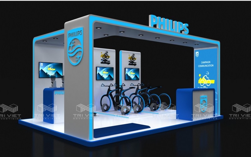 Thi công nội thất showroom xe đạp