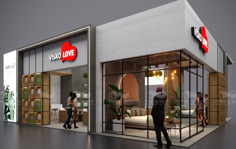 trang trí showroom