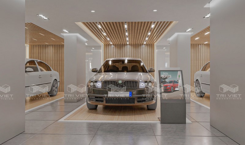 trang trí showroom đẹp nhất hiện nay