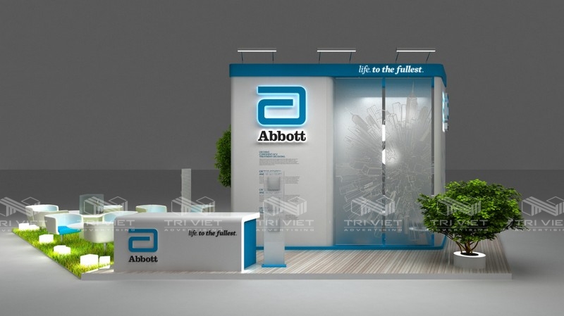thiết kế booth quảng cáo