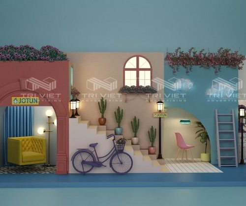 Thiết Kế Gian Hàng Quảng Cáo – Thiết Kế Booth Trưng Bày