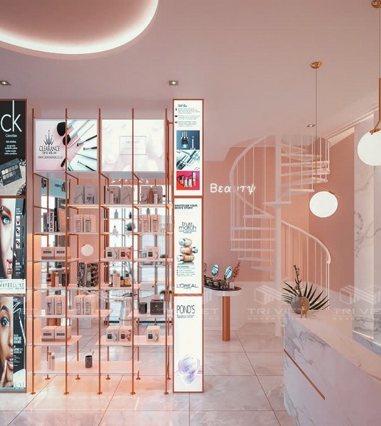 thiết kế thi công shop mẫu mới