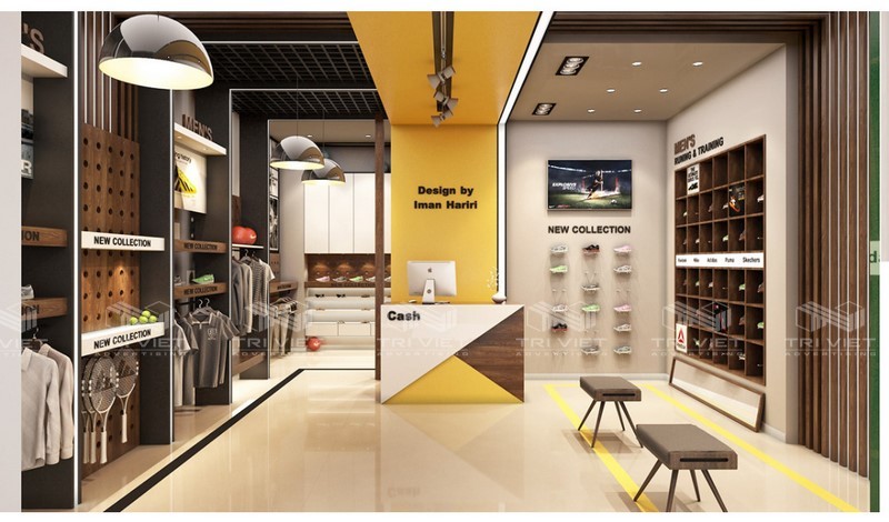 giá thi công nội thất shop