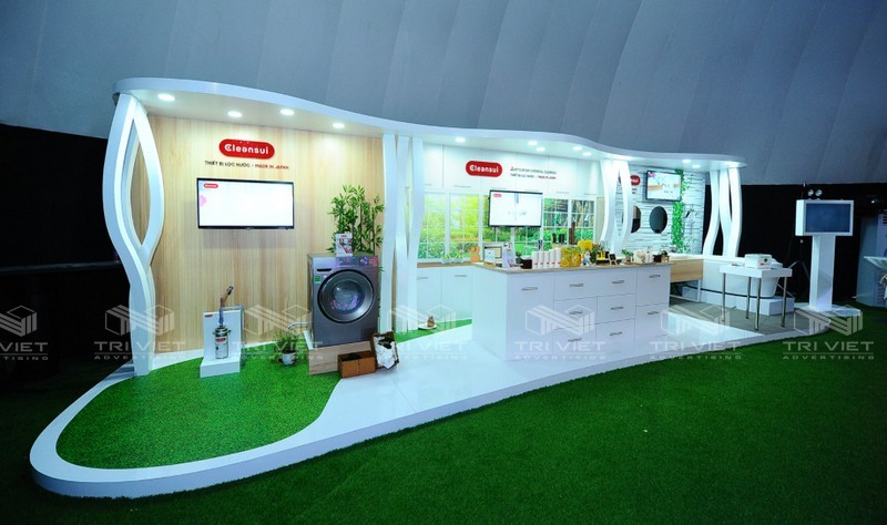 booth quảng cáo tại siêu thị