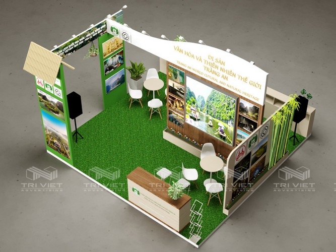 nơi làm gian hàng triển lãm hiện đại