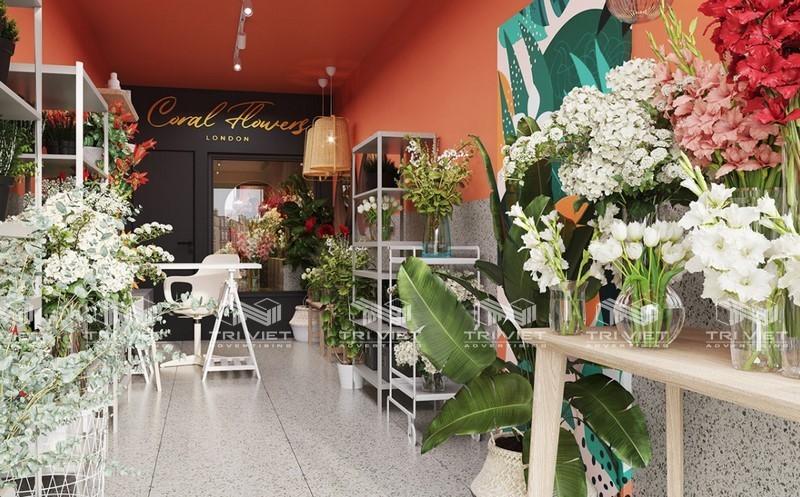 thiết kế showroom cửa hàng