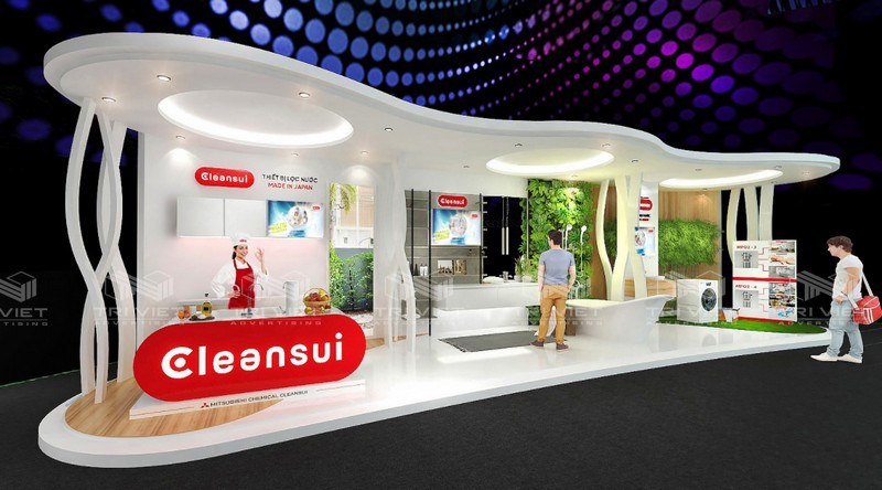 Mẫu booth quảng cáo