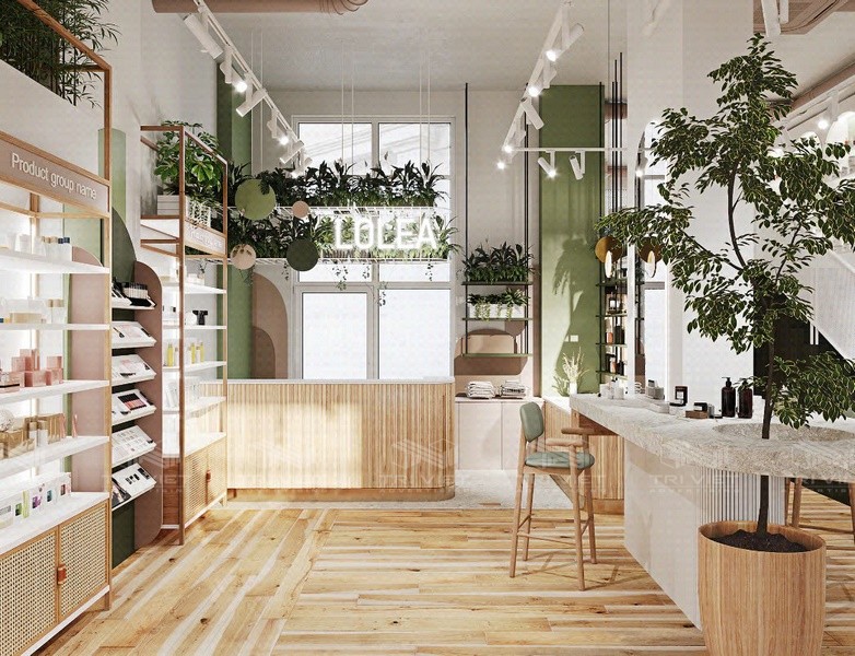 thiết kế thi công shop giá rẻ
