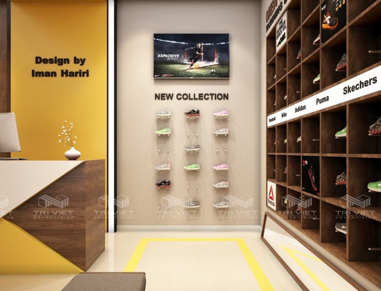 thi công nội thất shop mẫu mới