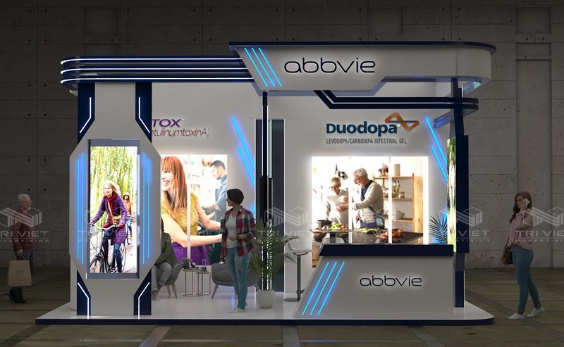 nơi thiết kế booth quảng cáo