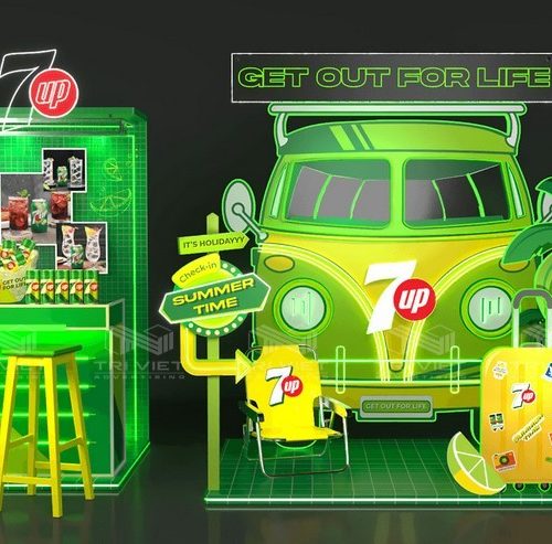 Booth Quảng Cáo Tháng 5/2025 Thiết Kế Thi Công Giá Rẻ