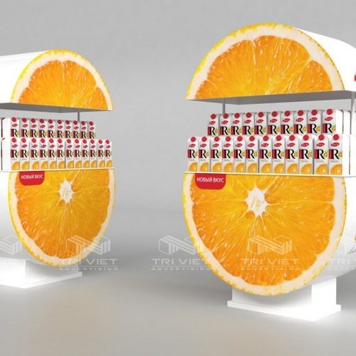 Quầy Bán Hàng Di Động Cho Thị Trường Mẫu Đẹp Tiện Dụng