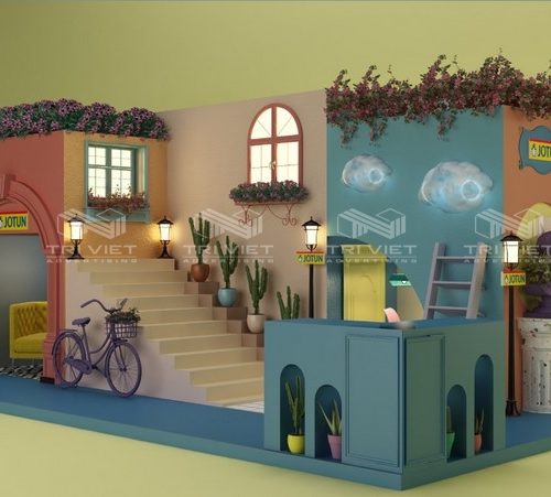 Booth Quảng Cáo Chuyên Nghiệp Sản Xuất Trọn Gói Giá Rẻ
