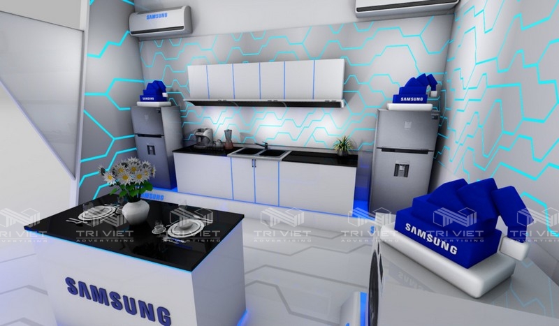 thi công booth quảng cáo giá rẻ