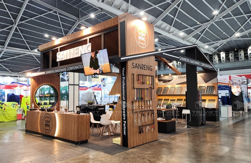 thiết kế booth bán hàng uy tín