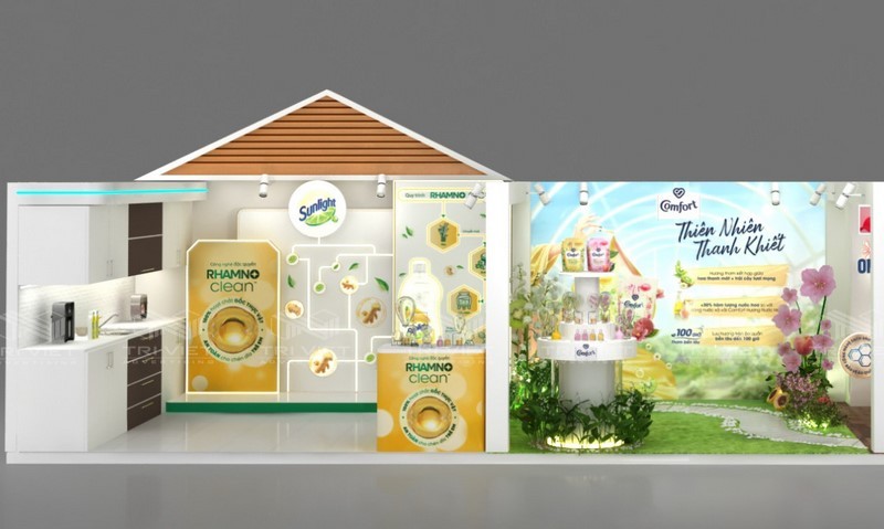 booth trưng bày sản phẩm uy tín chất lượng