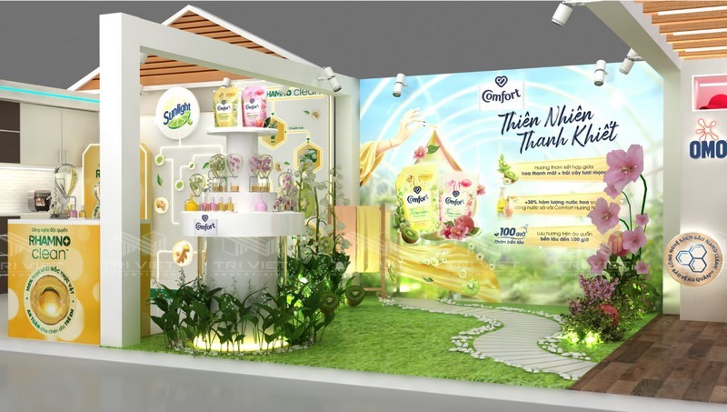 booth trưng bày sản phẩm uy tín