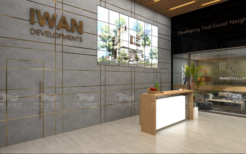 thiết kế showroom cửa hàng