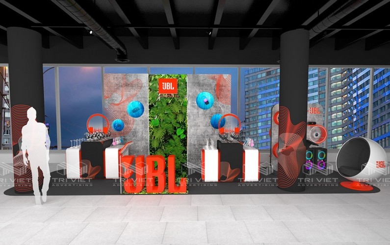 làm booth quảng cáo