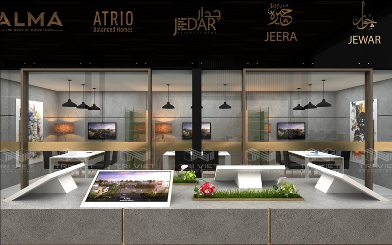 thiết kế showroom cửa hàng bà rịa