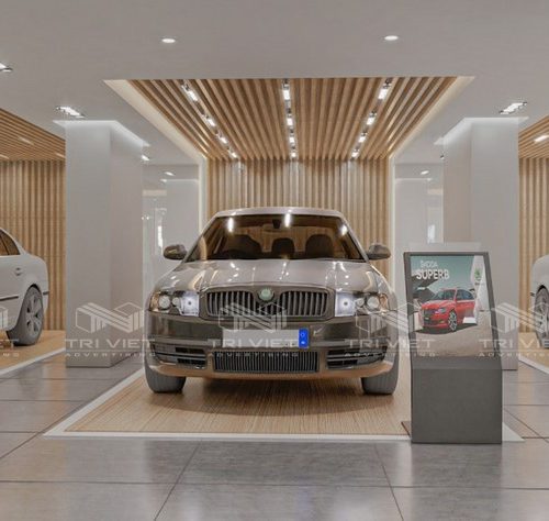 Thi Công Showroom Thiết Kế Hiện Đại Tiết Kiệm Chi Phí