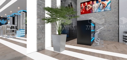 thi công showroom đẹp hiện đại