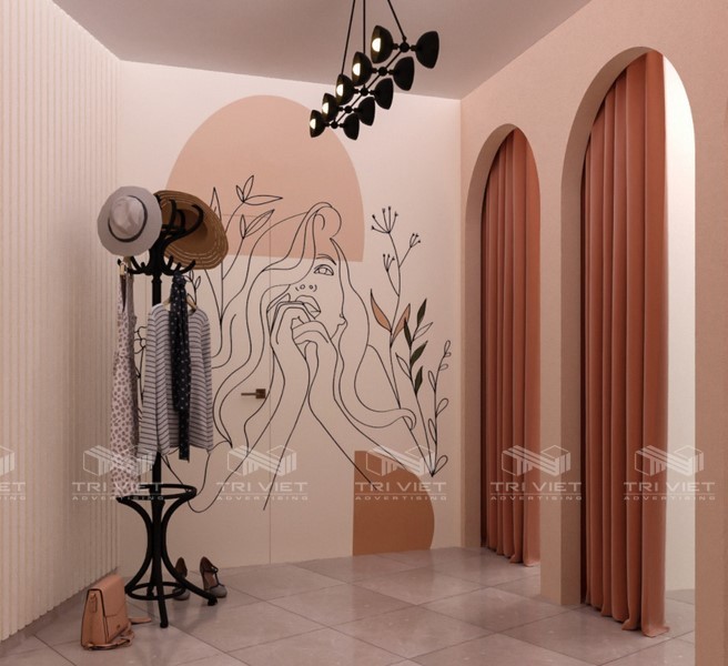 giá thiết kế thi công shop