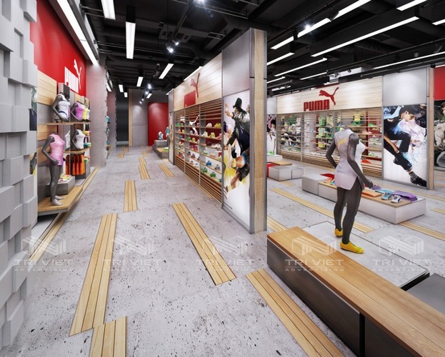 Ý tưởng nội thất showroom thời trang
