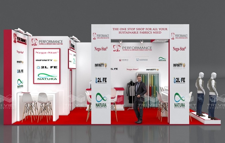 thi công booth quảng cáo kinh doanh