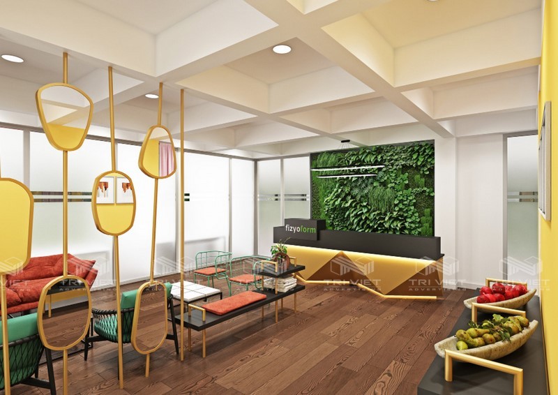 trang tri showroom dep hien dai
