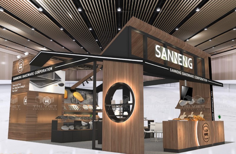 lắp đặt booth quảng cáo chuyên nghiệp