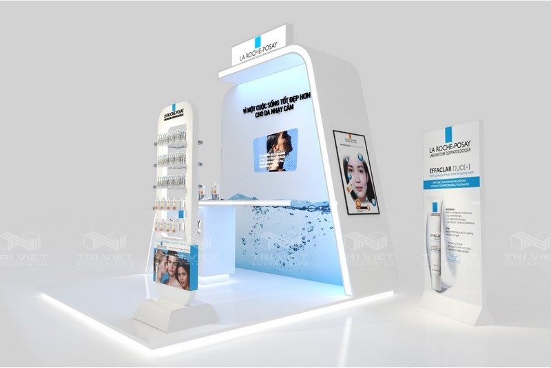 booth quảng cáo trung tâm thương mại