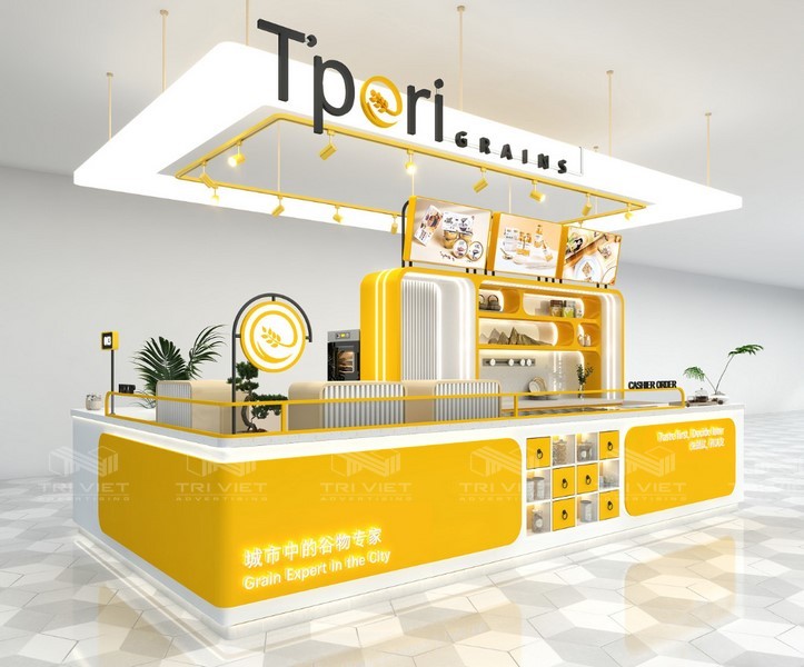 lắp đặt booth quảng cáo cao cấp