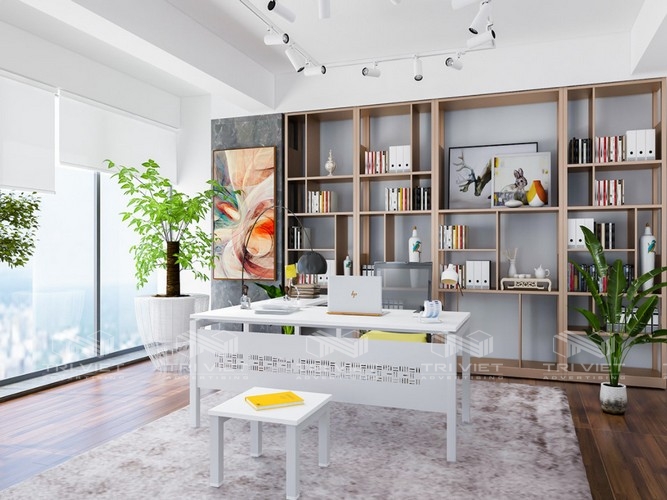 thiết kế văn phòng làm việc đẹp