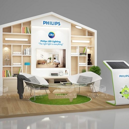 Làm Gian Hàng Quảng Cáo Sách Giải Pháp Marketing Trực Quan