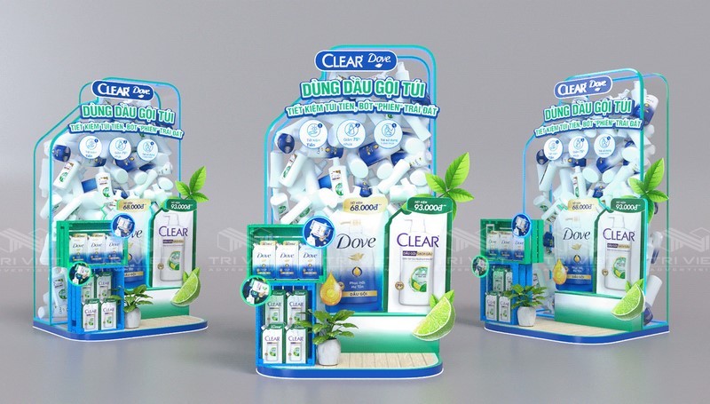 thiết kế booth quảng cáo uy tín