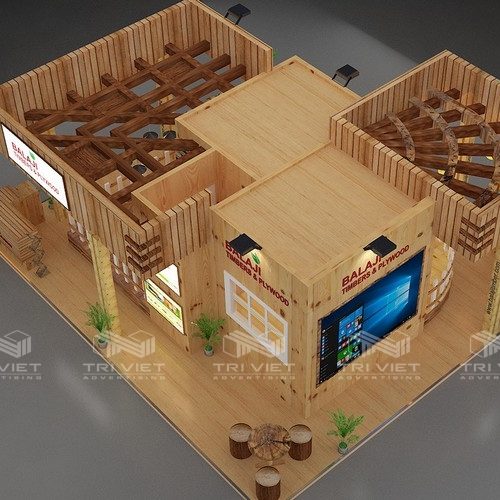 Làm Gian Hàng Hội Chợ Giá Rẻ Quận 12 Thiết Kế Trọn Gói Rẻ