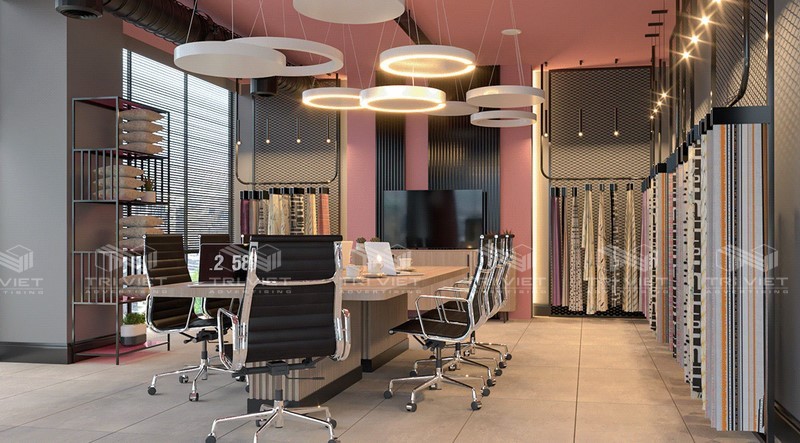 Thi công nội thất giá rẻ cho showroom