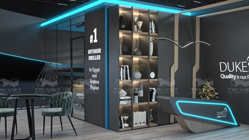 dịch vụ thi công showroom review