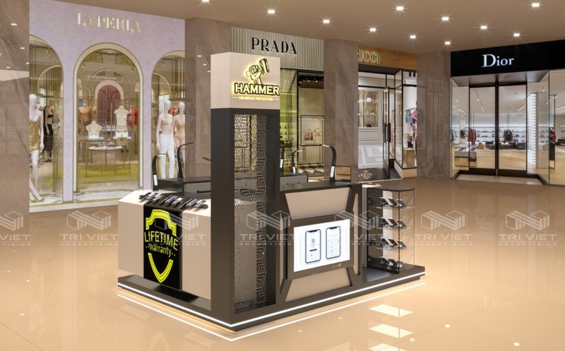 thi công showroom trưng bày nội thất